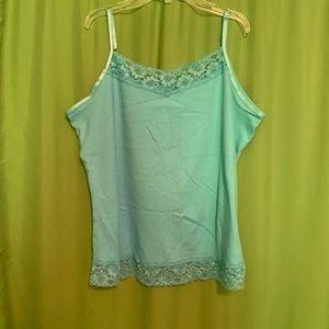 Light Turquoise Lace Camisole
